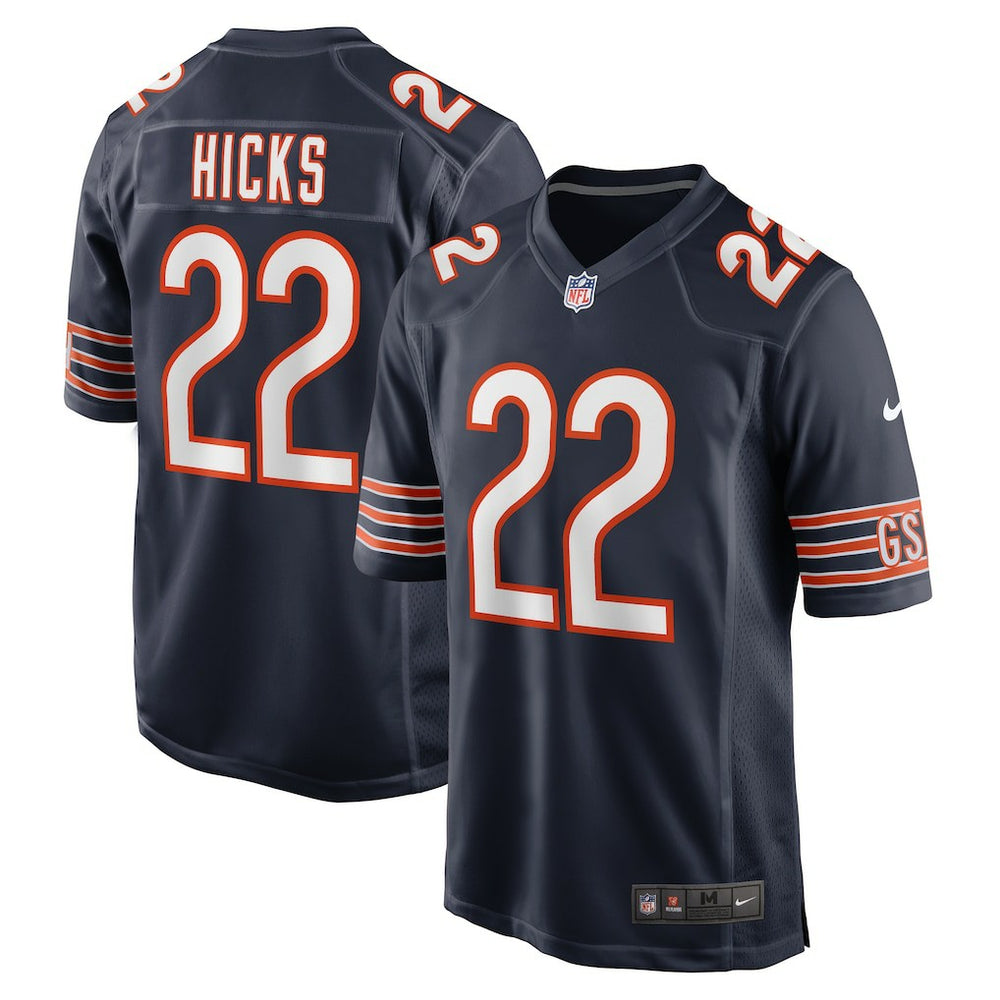 Elijah Hicks Chicago Bears Team Game Jersey - Navy on sale