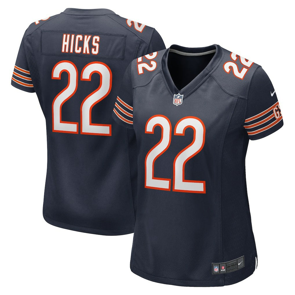Elijah Hicks Chicago Bears Women's Team Game Jersey - Navy outlet