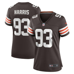 Shelby Harris Cleveland Browns Women's Team Game Jersey - Brown outlet