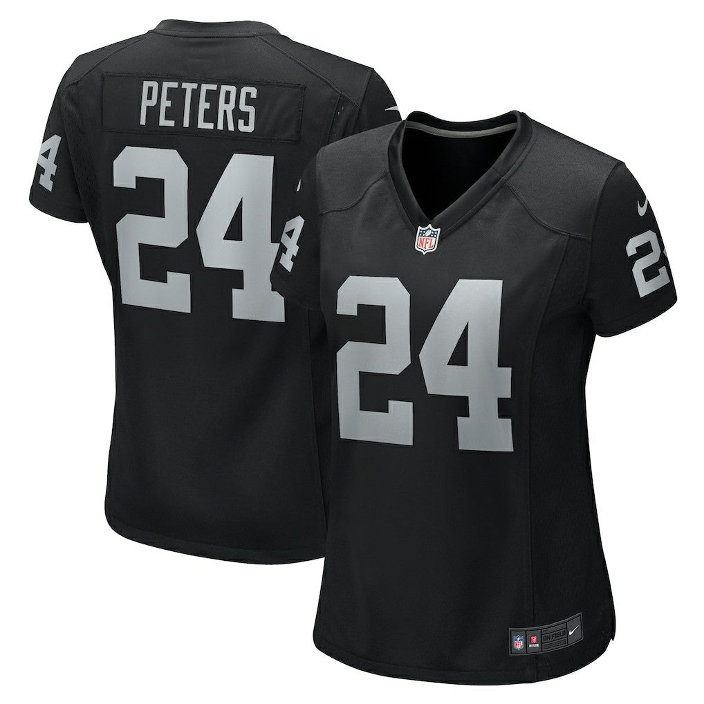 Marcus Peters Las Vegas Raiders Women's Team Game Jersey - Black outlet
