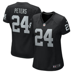 Marcus Peters Las Vegas Raiders Women's Team Game Jersey - Black outlet