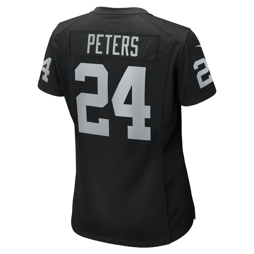 Marcus Peters Las Vegas Raiders Women's Team Game Jersey - Black outlet