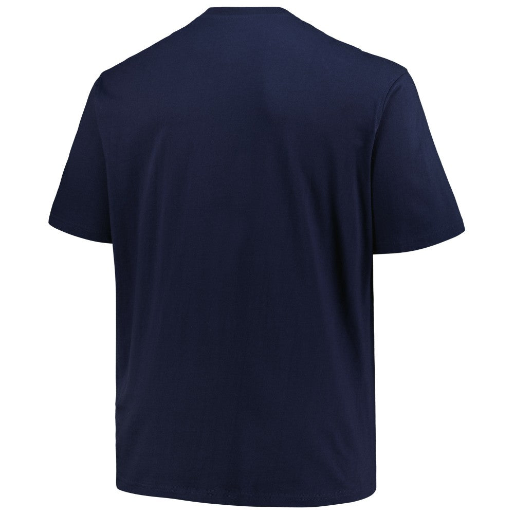 Milwaukee Brewers Profile Big & Tall Primary Logo T-Shirt Navy