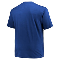 Chicago Cubs Profile Big & Tall Primary Logo T-Shirt Royal