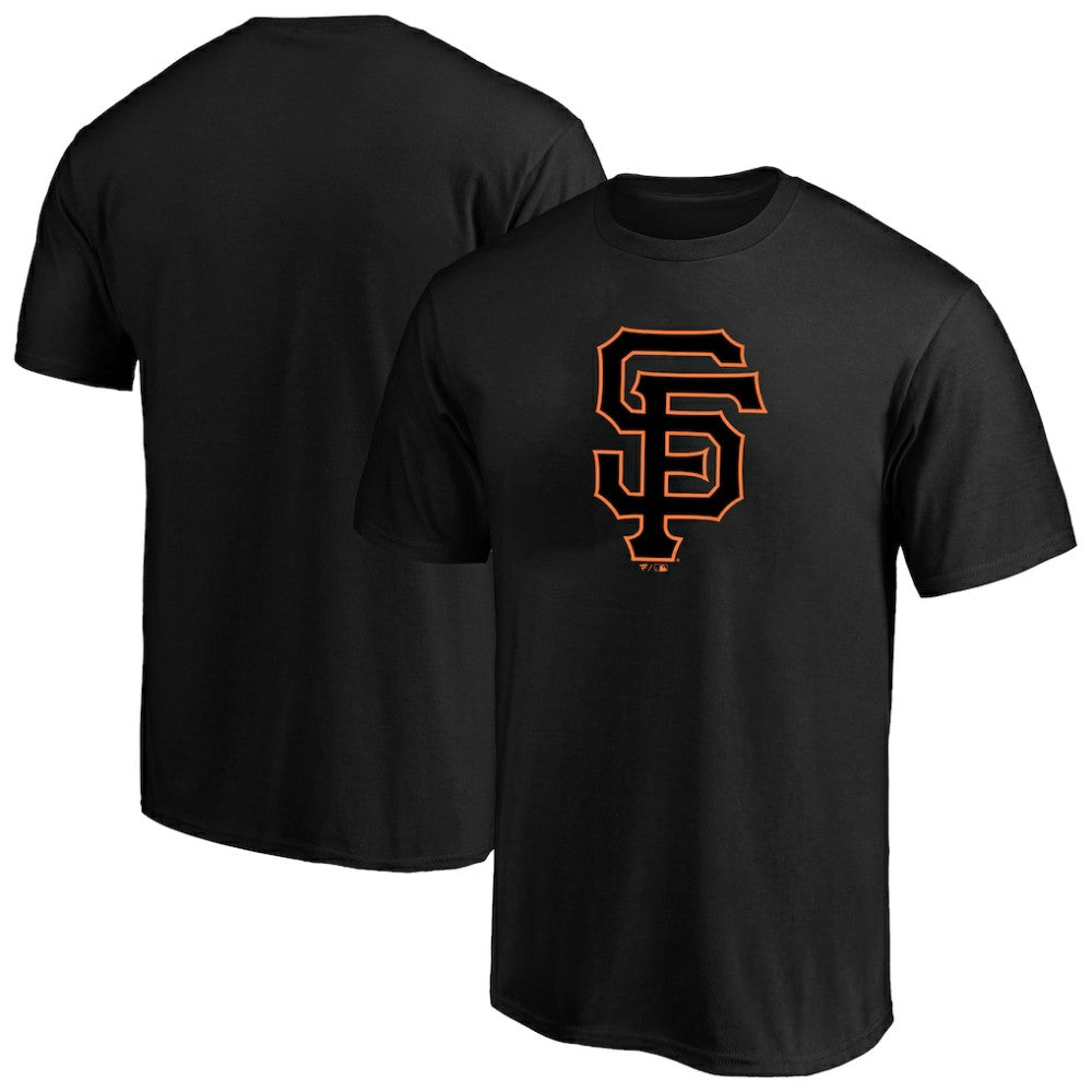 San Francisco Giants Profile Big & Tall Weathered Logo T-Shirt Heather Black
