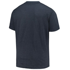 Seattle Mariners Profile Big & Tall Weathered Logo T-Shirt Heather Navy