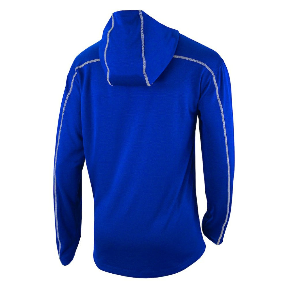 Buffalo Sabres Columbia Omni-Wick Shotgun Long Sleeve Hoodie T-Shirt - Blue T-shirts