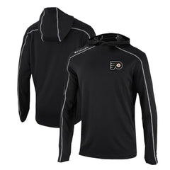 Philadelphia Flyers Columbia Omni-Wick Shotgun Long Sleeve Hoodie T-Shirt - Black T-shirts