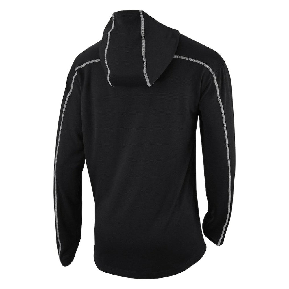 Philadelphia Flyers Columbia Omni-Wick Shotgun Long Sleeve Hoodie T-Shirt - Black T-shirts