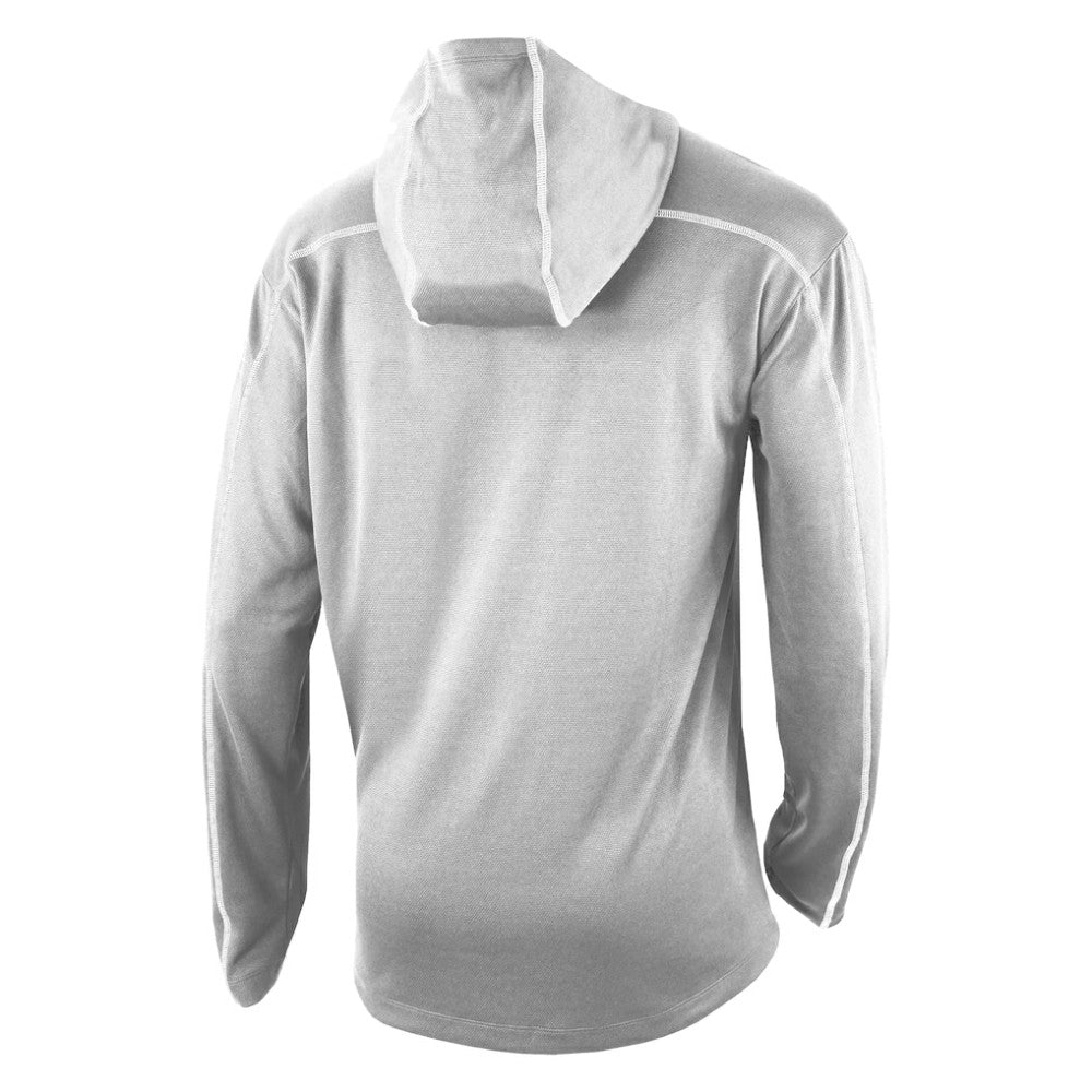 San Jose Sharks Columbia Omni-Wick Shotgun Long Sleeve Hoodie T-Shirt - Gray T-shirts