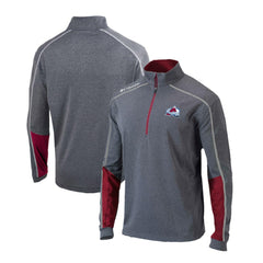 Colorado Avalanche Columbia Omni-Wick Shotgun 2.0 Quarter-Zip Pullover Top - Gray/Purple Pullover