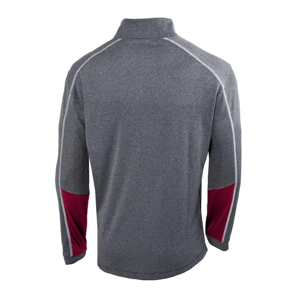 Colorado Avalanche Columbia Omni-Wick Shotgun 2.0 Quarter-Zip Pullover Top - Gray/Purple Pullover