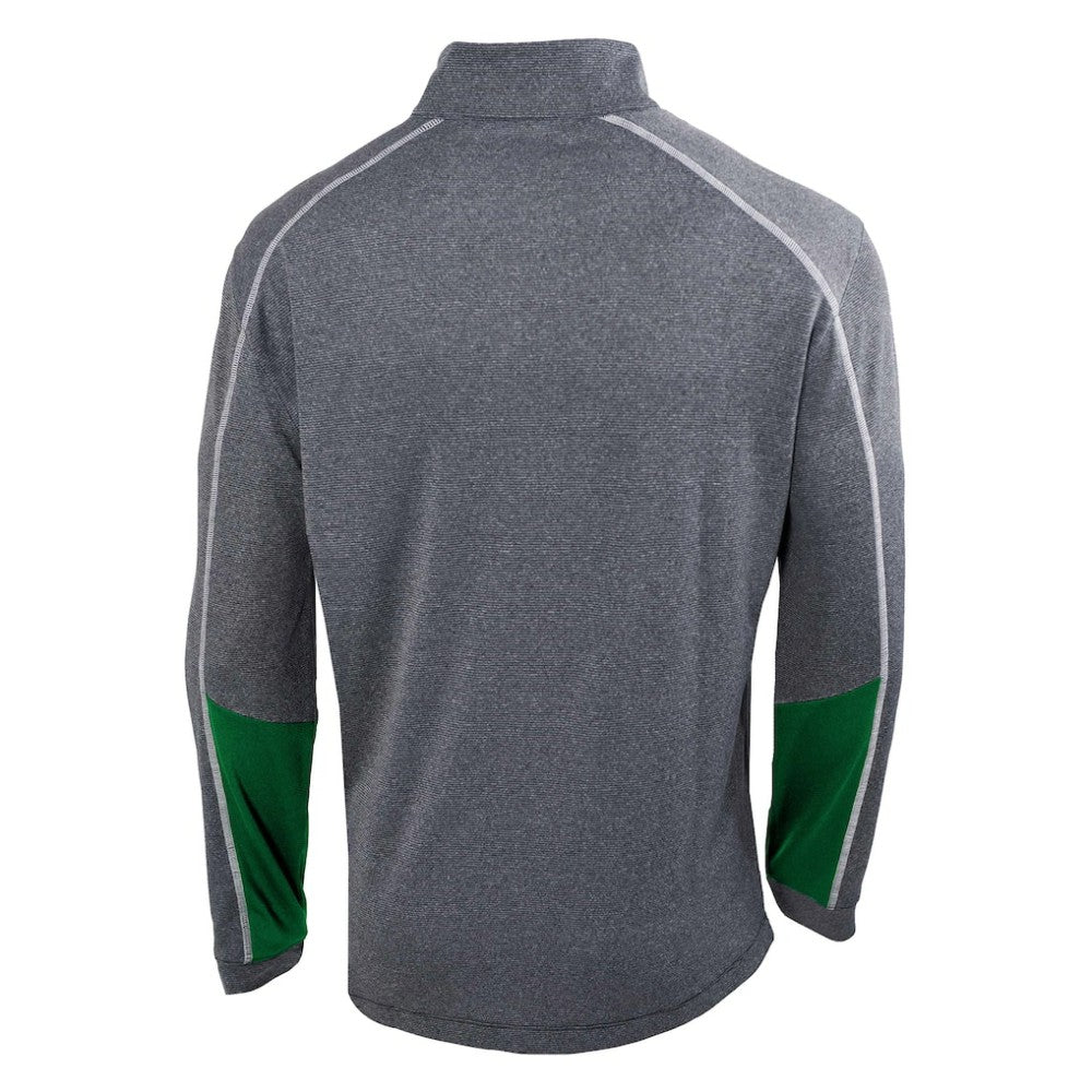Dallas Stars Columbia Omni-Wick Shotgun 2.0 Quarter-Zip Pullover Top - Gray/Green Pullover