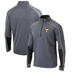 Pittsburgh Penguins Columbia Omni-Wick Shotgun 2.0 Quarter-Zip Pullover Top - Gray/Black Pullover