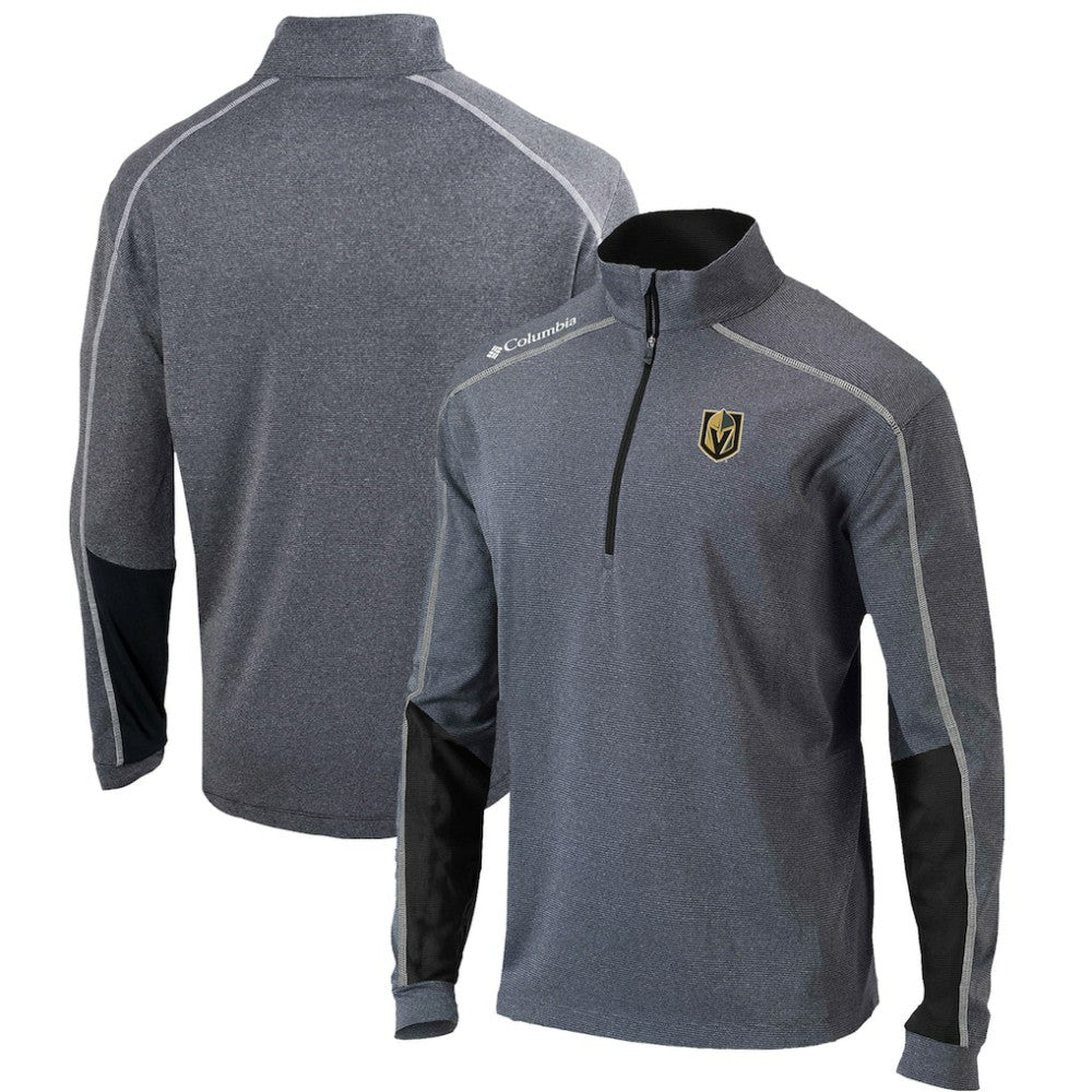 Vegas Golden Knights Columbia Omni-Wick Shotgun 2.0 Quarter-Zip Pullover Top - Gray/Black Pullover