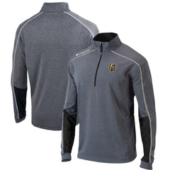 Vegas Golden Knights Columbia Omni-Wick Shotgun 2.0 Quarter-Zip Pullover Top - Gray/Black Pullover