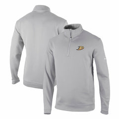 Anaheim Ducks Columbia Omni-Wick Wickhams Hills Half-Zip Pullover Top - Gray Pullover