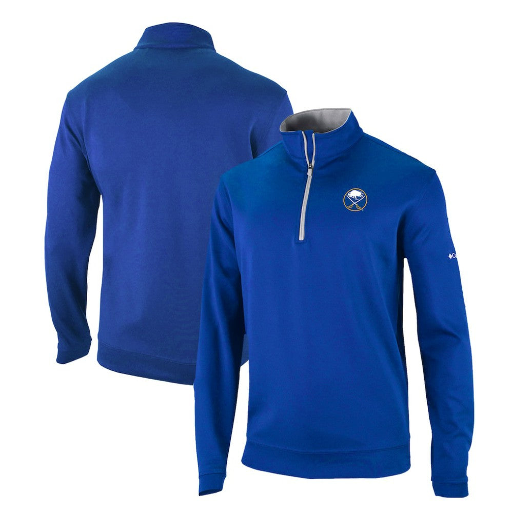 Buffalo Sabres Columbia Omni-Wick Wickhams Hills Half-Zip Pullover Top - Royal Pullover