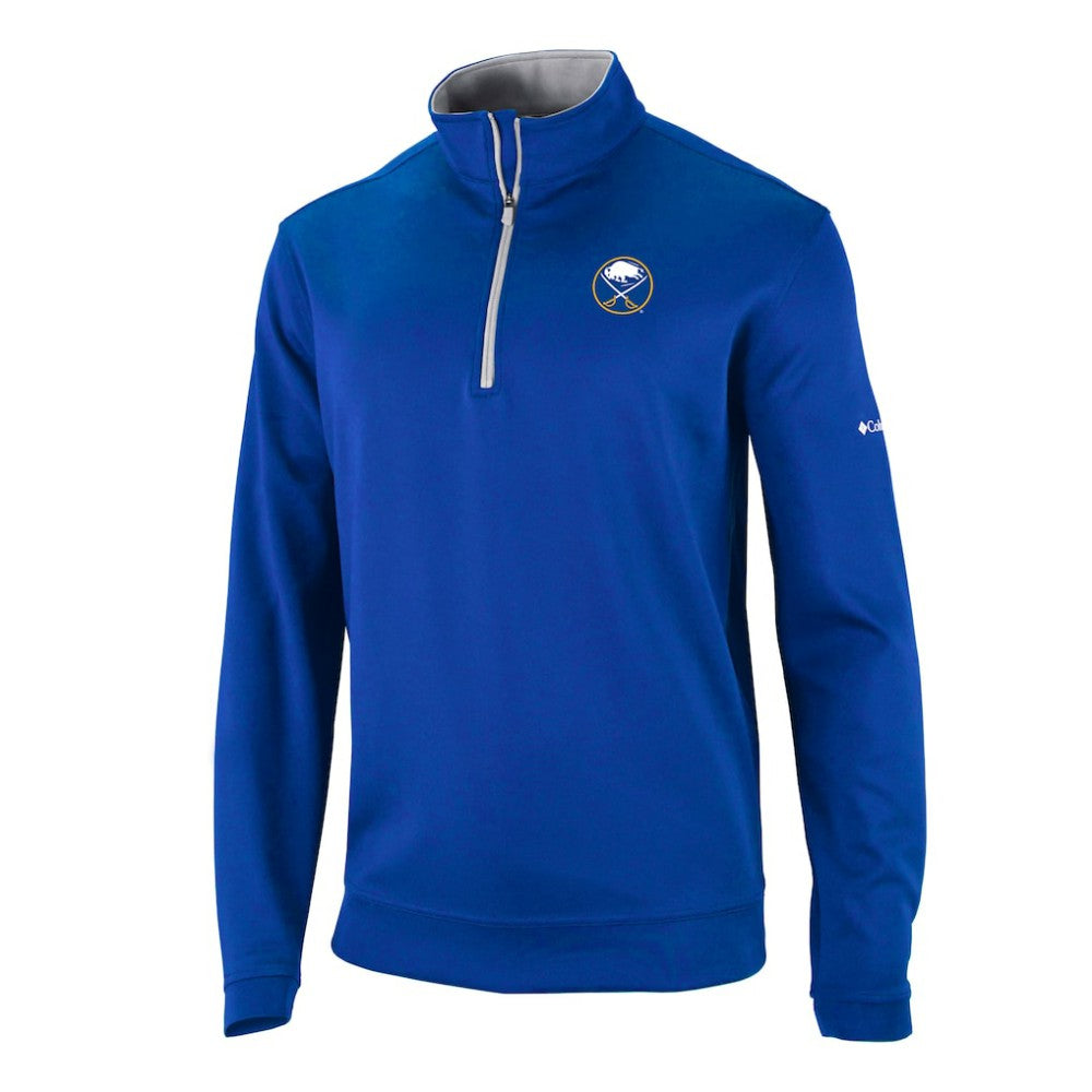 Buffalo Sabres Columbia Omni-Wick Wickhams Hills Half-Zip Pullover Top - Royal Pullover
