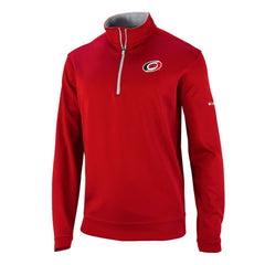 Carolina Hurricanes Columbia Omni-Wick Wickhams Hills Half-Zip Pullover Top - Red Pullover
