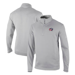 Columbus Blue Jackets Columbia Omni-Wick Wickhams Hills Half-Zip Pullover Top - Gray Pullover