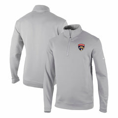 Florida Panthers Columbia Omni-Wick Wickhams Hills Half-Zip Pullover Top - Gray Pullover