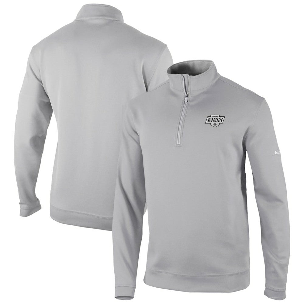 Los Angeles Kings Columbia Omni-Wick Wickhams Hills Half-Zip Pullover Top - Gray Pullover