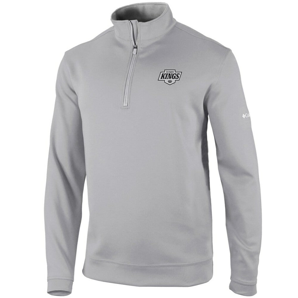 Los Angeles Kings Columbia Omni-Wick Wickhams Hills Half-Zip Pullover Top - Gray Pullover