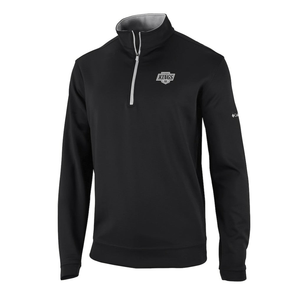 Los Angeles Kings Columbia Omni-Wick Wickhams Hills Half-Zip Pullover Top - Black Pullover
