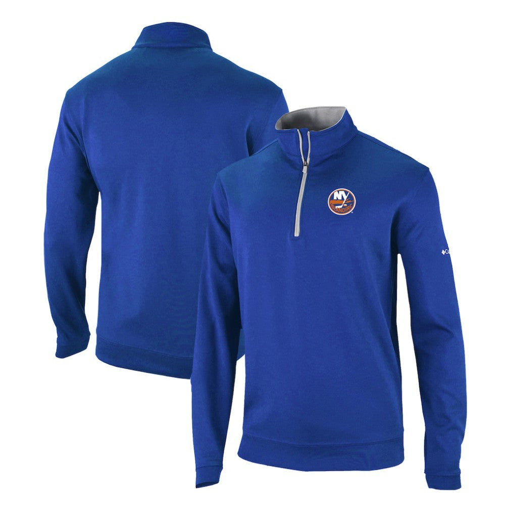 New York Islanders Columbia Omni-Wick Wickhams Hills Half-Zip Pullover Top - Royal Pullover