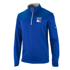 New York Rangers Columbia Omni-Wick Wickhams Hills Half-Zip Pullover Top - Blue Pullover