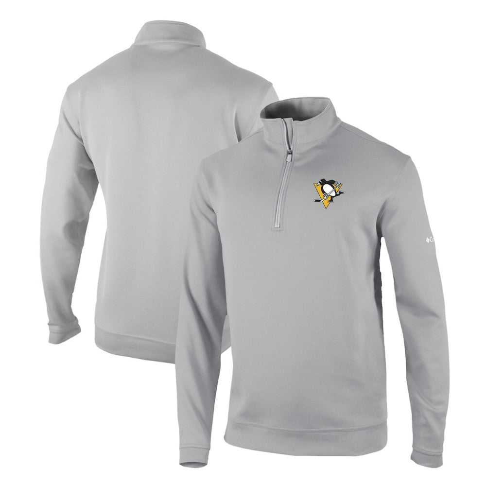 Pittsburgh Penguins Columbia Omni-Wick Wickhams Hills Half-Zip Pullover Top - Gray Pullover