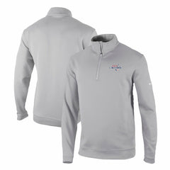 Washington Capitals Columbia Omni-Wick Wickhams Hills Half-Zip Pullover Top - Gray Pullover