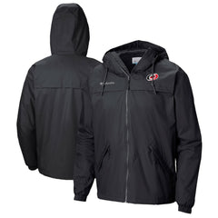 Carolina Hurricanes Columbia Oroville Creek Lightweight Full-Zip Windbreaker Jacket - Black Jackets