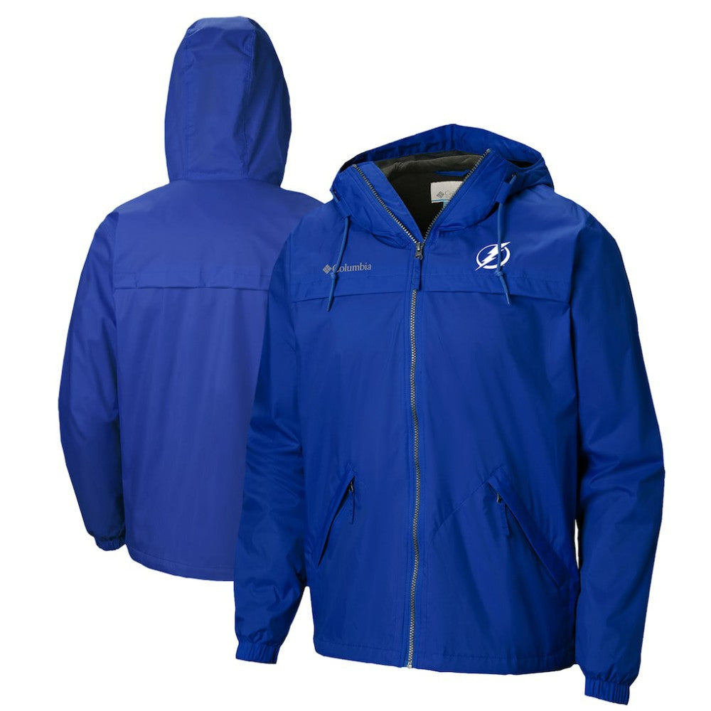 Tampa Bay Lightning Columbia Oroville Creek Lightweight Full-Zip Windbreaker Jacket - Blue Jackets