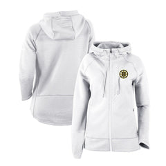 Boston Bruins Columbia Women's Omni-Wick Pack It Up Full-Zip Jacket - White Jackets