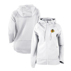 Chicago Blackhawks Columbia Women's Omni-Wick Pack It Up Full-Zip Jacket - White Jackets