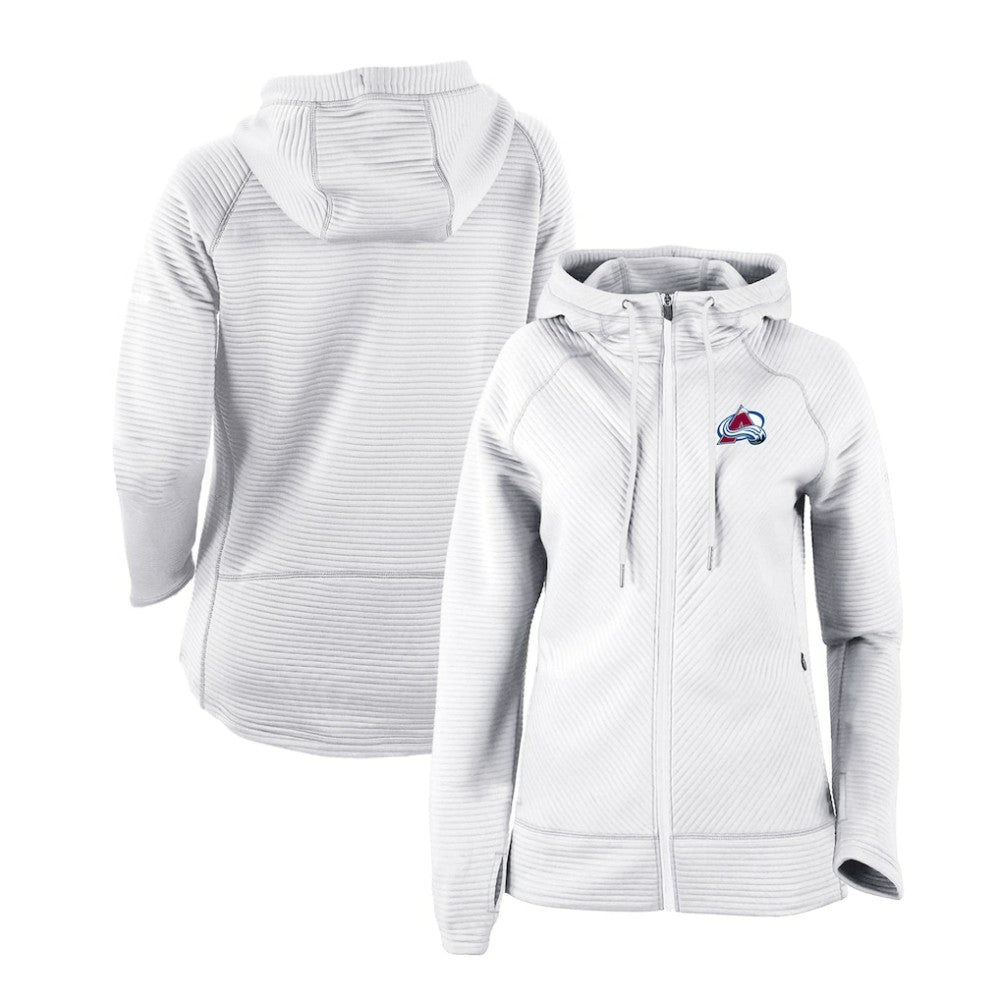Colorado Avalanche Columbia Women's Omni-Wick Pack It Up Full-Zip Jacket - White Jackets