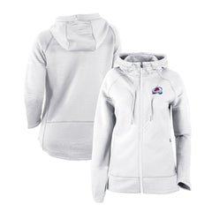 Colorado Avalanche Columbia Women's Omni-Wick Pack It Up Full-Zip Jacket - White Jackets