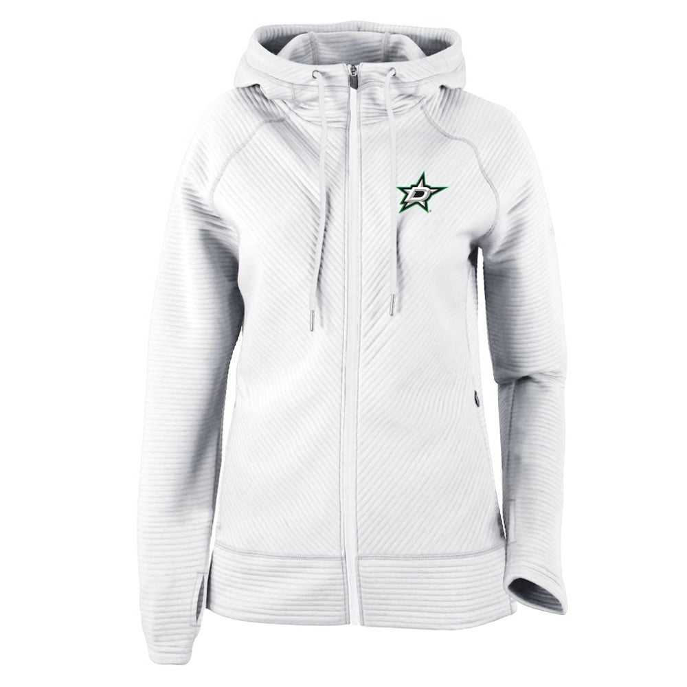 Dallas Stars Columbia Women's Omni-Wick Pack It Up Full-Zip Jacket - White Jackets
