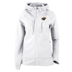 Minnesota Wild Columbia Women's Omni-Wick Pack It Up Full-Zip Jacket - White Jackets