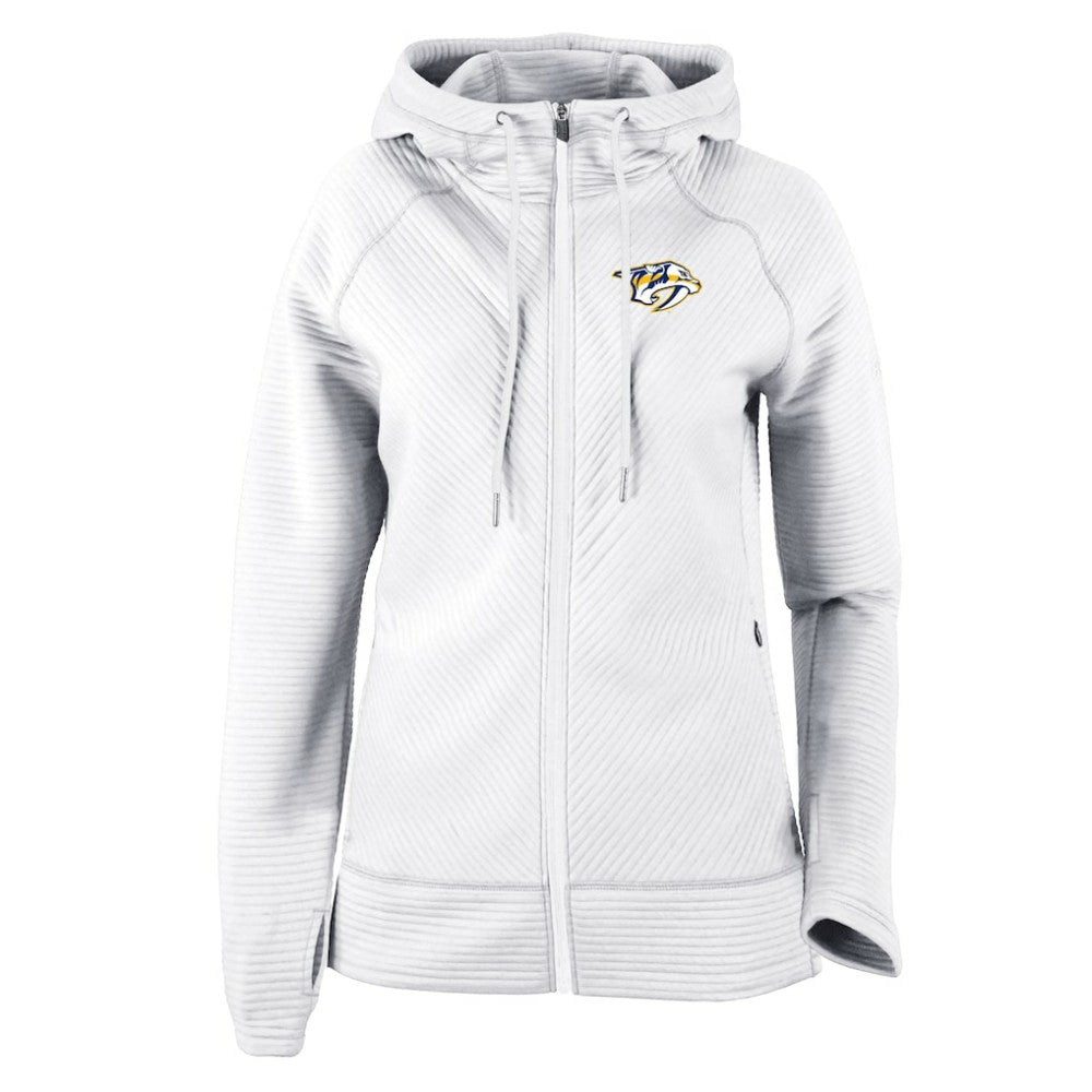 Nashville Predators Columbia Women's Omni-Wick Pack It Up Full-Zip Jacket - White Jackets