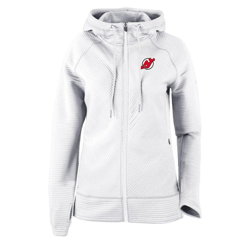 New Jersey Devils Columbia Women's Omni-Wick Pack It Up Full-Zip Jacket - White Jerseys