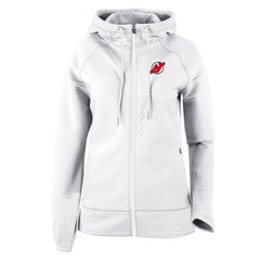 New Jersey Devils Columbia Women's Omni-Wick Pack It Up Full-Zip Jacket - White Jerseys