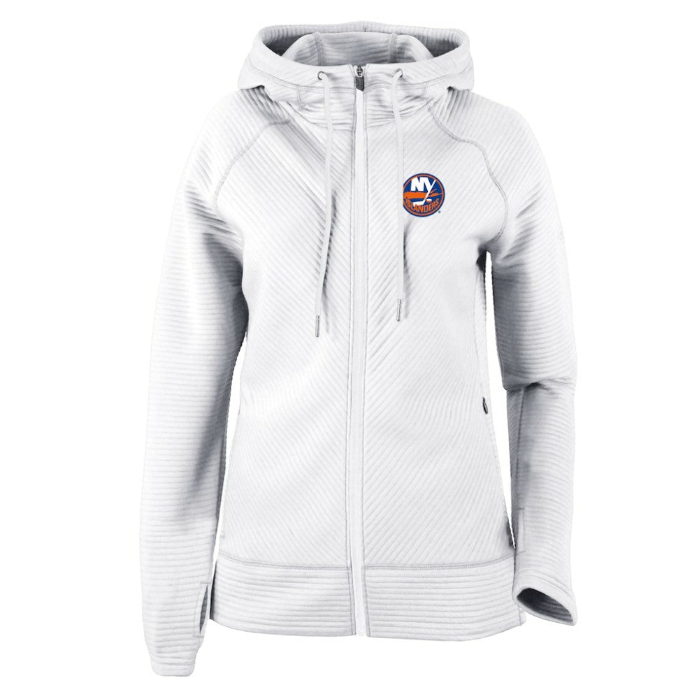 New York Islanders Columbia Women's Omni-Wick Pack It Up Full-Zip Jacket - White Jackets