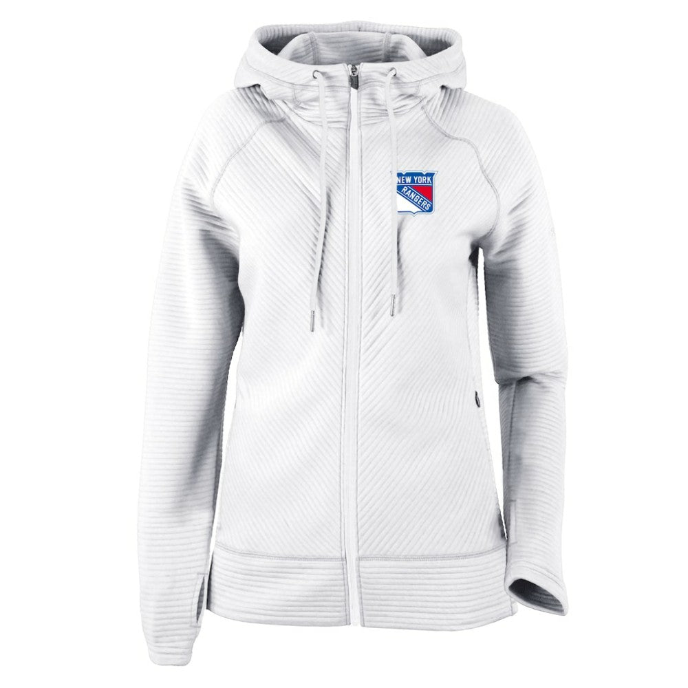 New York Rangers Columbia Women's Omni-Wick Pack It Up Full-Zip Jacket - White Jackets
