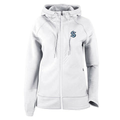 Seattle Kraken Columbia Women's Omni-Wick Pack It Up Full-Zip Jacket - White Jackets