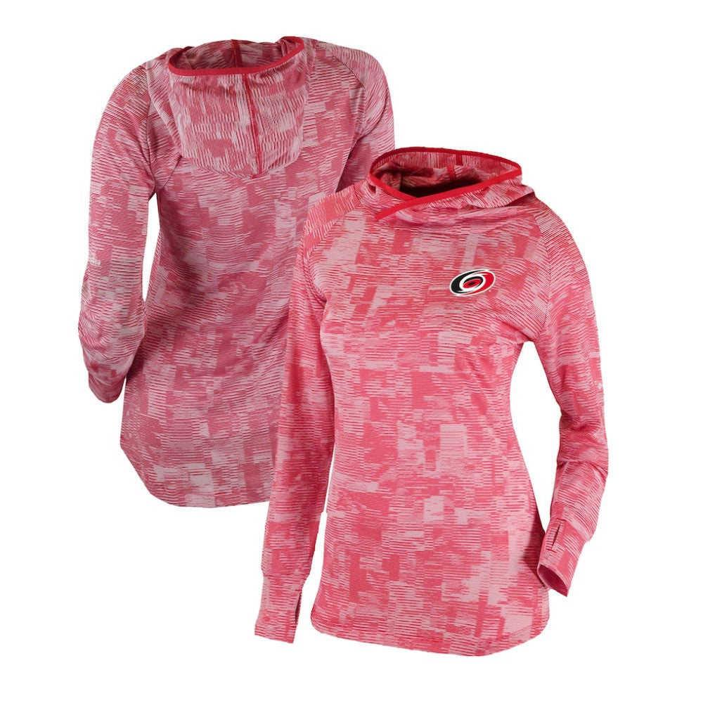 Carolina Hurricanes Columbia Women's Omni-Wick Sunday Ball Pullover Hoodie - Red Hoodies