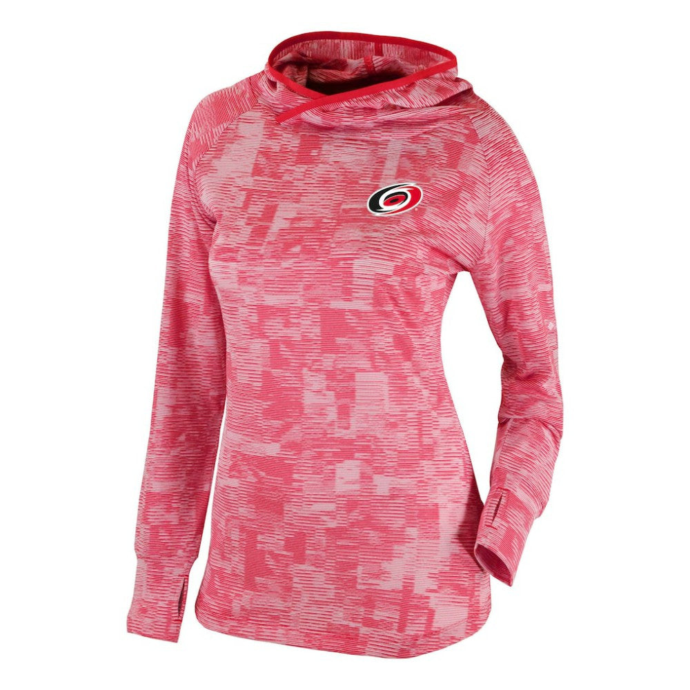 Carolina Hurricanes Columbia Women's Omni-Wick Sunday Ball Pullover Hoodie - Red Hoodies