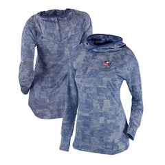 Columbus Blue Jackets Columbia Women's Omni-Wick Sunday Ball Pullover Hoodie - Navy Hoodies